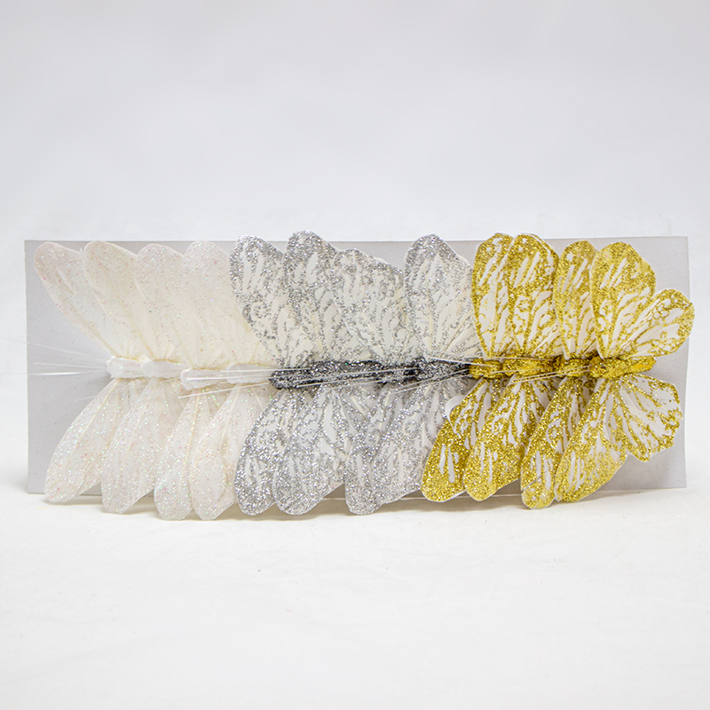 Pick Borboleta Glitter 10cm